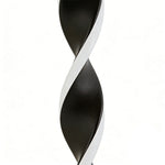 Twisted LED Wall Sconce | Modern Spiral Wall Light in Aluminum