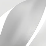Twisted LED Wall Sconce | Modern Spiral Wall Light in Aluminum