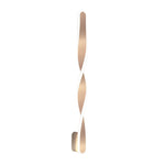 Twisted LED Wall Sconce | Modern Spiral Wall Light in Aluminum
