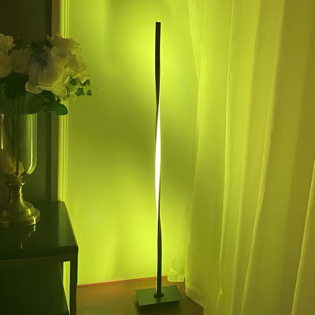 49 Inch Led Twisted Floor Lamp