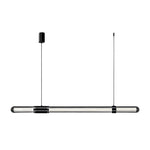 Luce Lineare Modern Italian Linear Suspension Light with Clear Glass