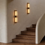 Modern Gold Outdoor Wall Light – Waterproof Linear LED Sconce
