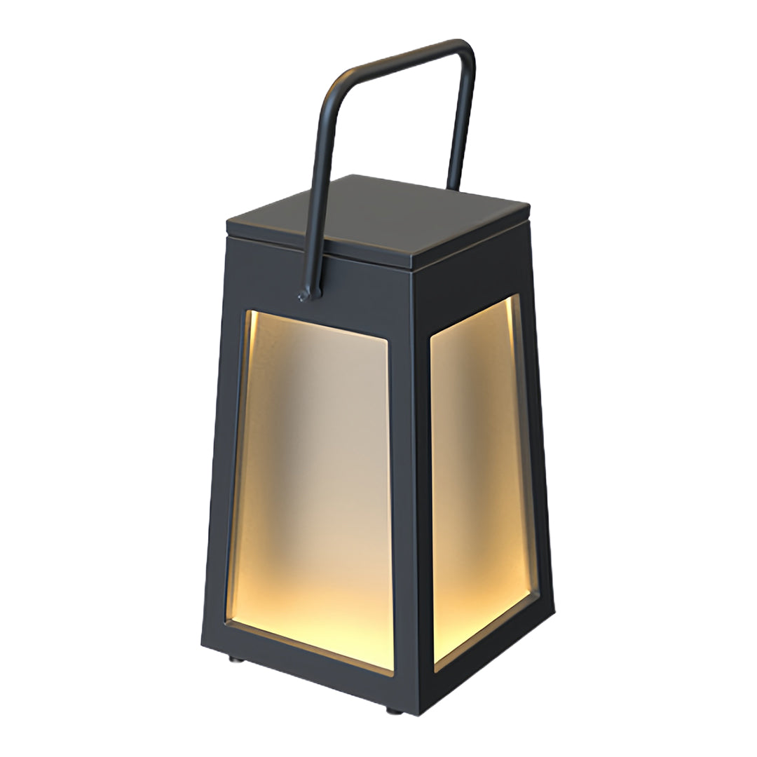 Nocturne Portable LED Lantern in Matte Black, IP65 Waterproof