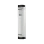 Cylinder Outdoor Wall Sconce in Stainless Steel with Warm LED Glow