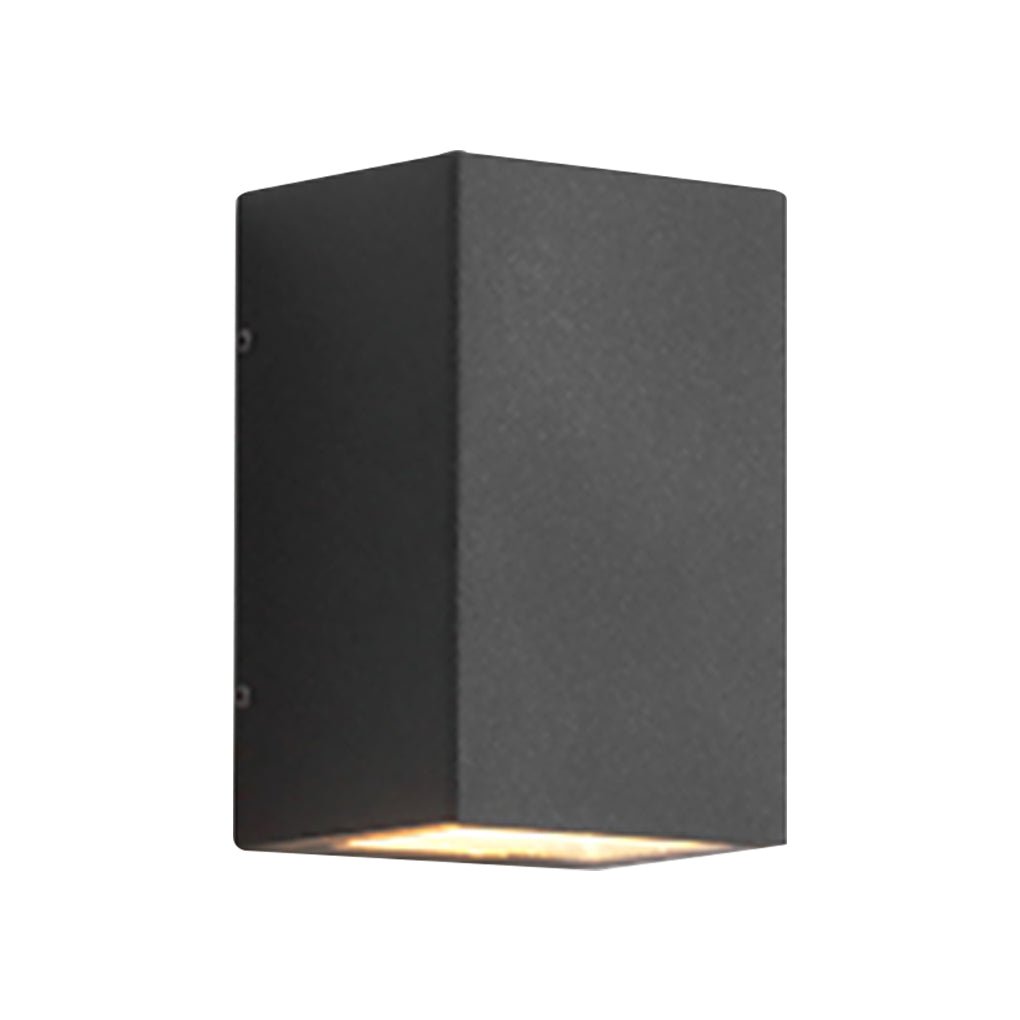 LumaWall Outdoor LED Wall Sconce — Up & Down Light for Modern Courtyards