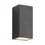 LumaWall Outdoor LED Wall Sconce — Up & Down Light for Modern Courtyards