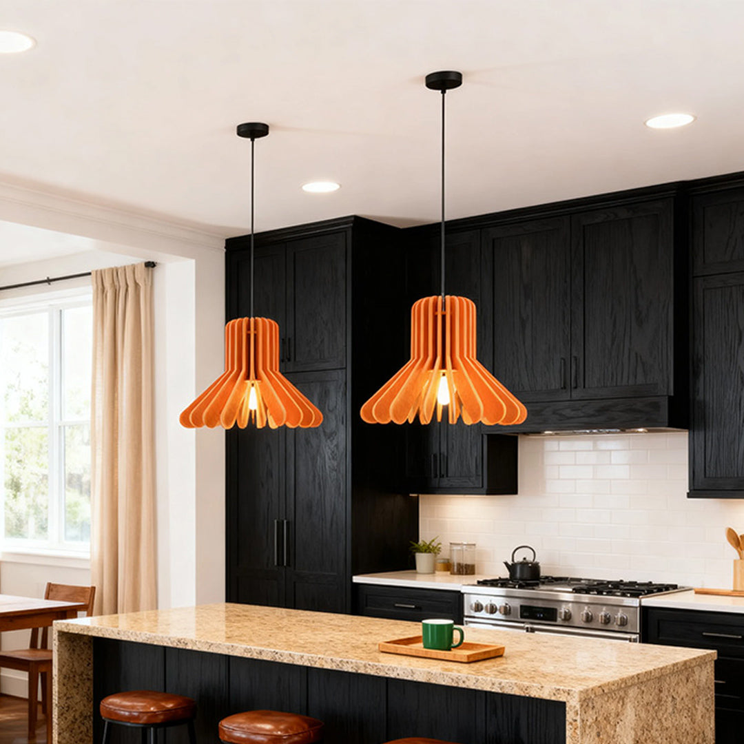 Acoustic Felt Pendant Light with Iron Shade, Noise-Reducing Ceiling Lamp for Modern Interiors