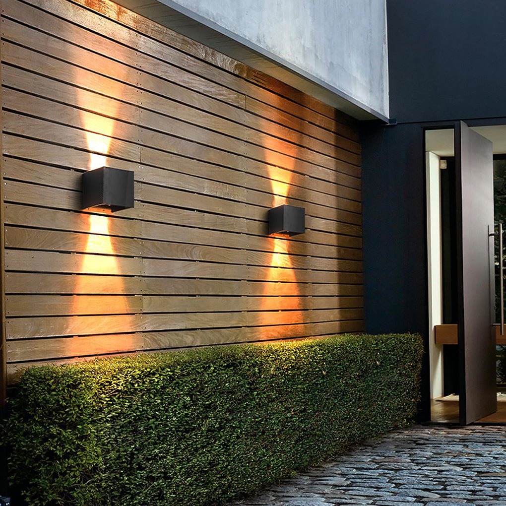Two Way Luminous Design Outdoor Waterproof Led Wall Light With Adjustable Beam Angle