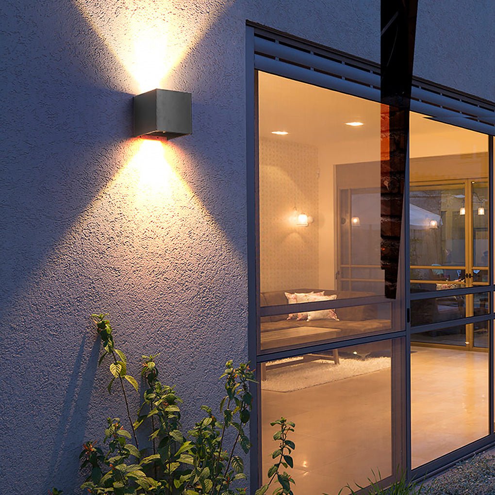 Two Way Luminous Design Outdoor Waterproof Led Wall Light With Adjustable Beam Angle
