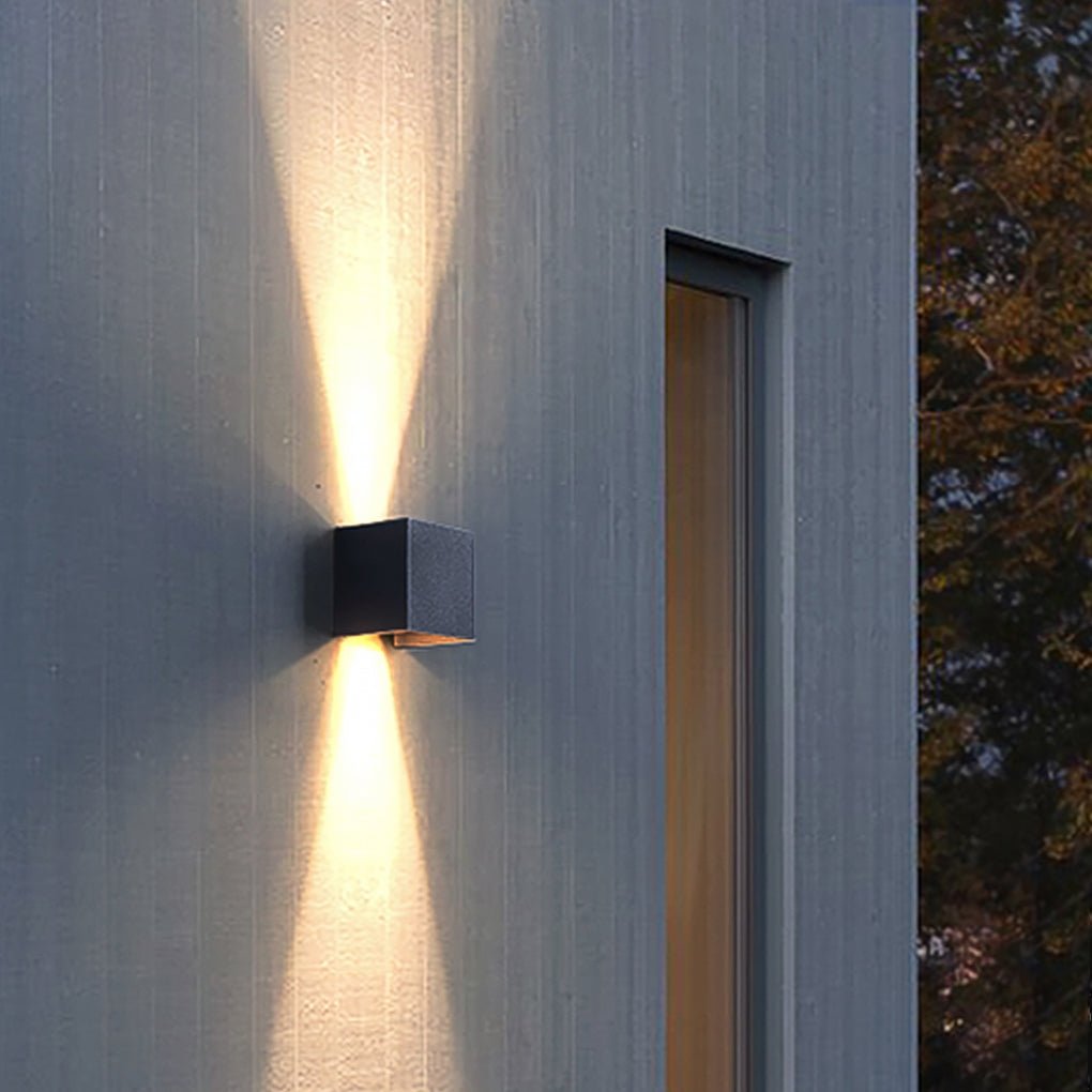 Two Way Luminous Outdoor Waterproof Led Wall Light With Adjustable Beam Angle