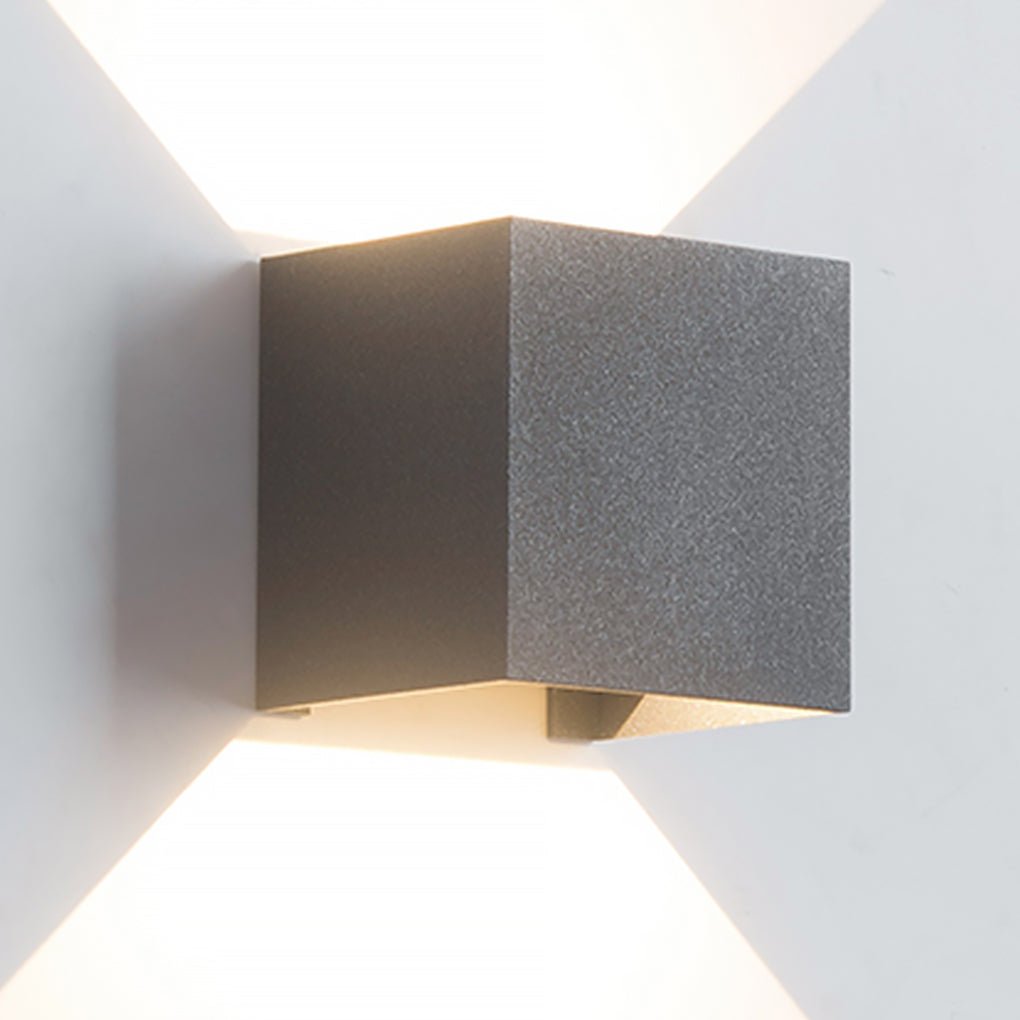 Two Way Luminous Outdoor Waterproof Led Wall Light With Adjustable Beam Angle