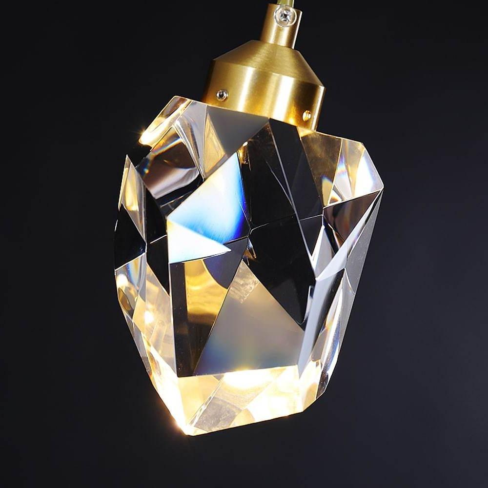 Aurelia Sputnik Crystal Chandelier – 9-Light Modern Gold Pendant for Dining Room