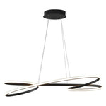 Vintage Led Ribbon Twist Chandelier