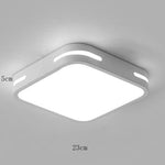 Lumina Square LED Flush Mount Ceiling Light in Acrylic and Metal