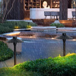Modern LED Outdoor Path Light with Mushroom Umbrella Design for Garden Walkways