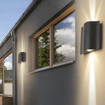 Arc Waterproof Wave Wall Sconces Outdoor Cool Led Up And Down Wall Mounted Lights