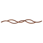 Modern Bedside Wall Sconce with Wavy Silicone Shade in Walnut or Black