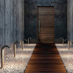 Arched Aluminum LED Path Light for Modern Garden Landscapes