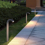 Arched Aluminum LED Path Light for Modern Garden Landscapes