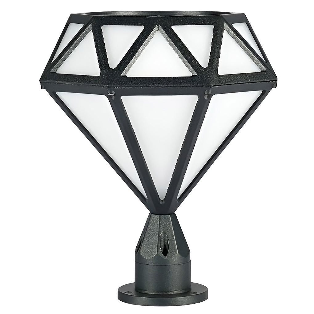 Unique Diamond Shaped Led Post Lights Outdoor Lights Waterproof Fence Post Lights