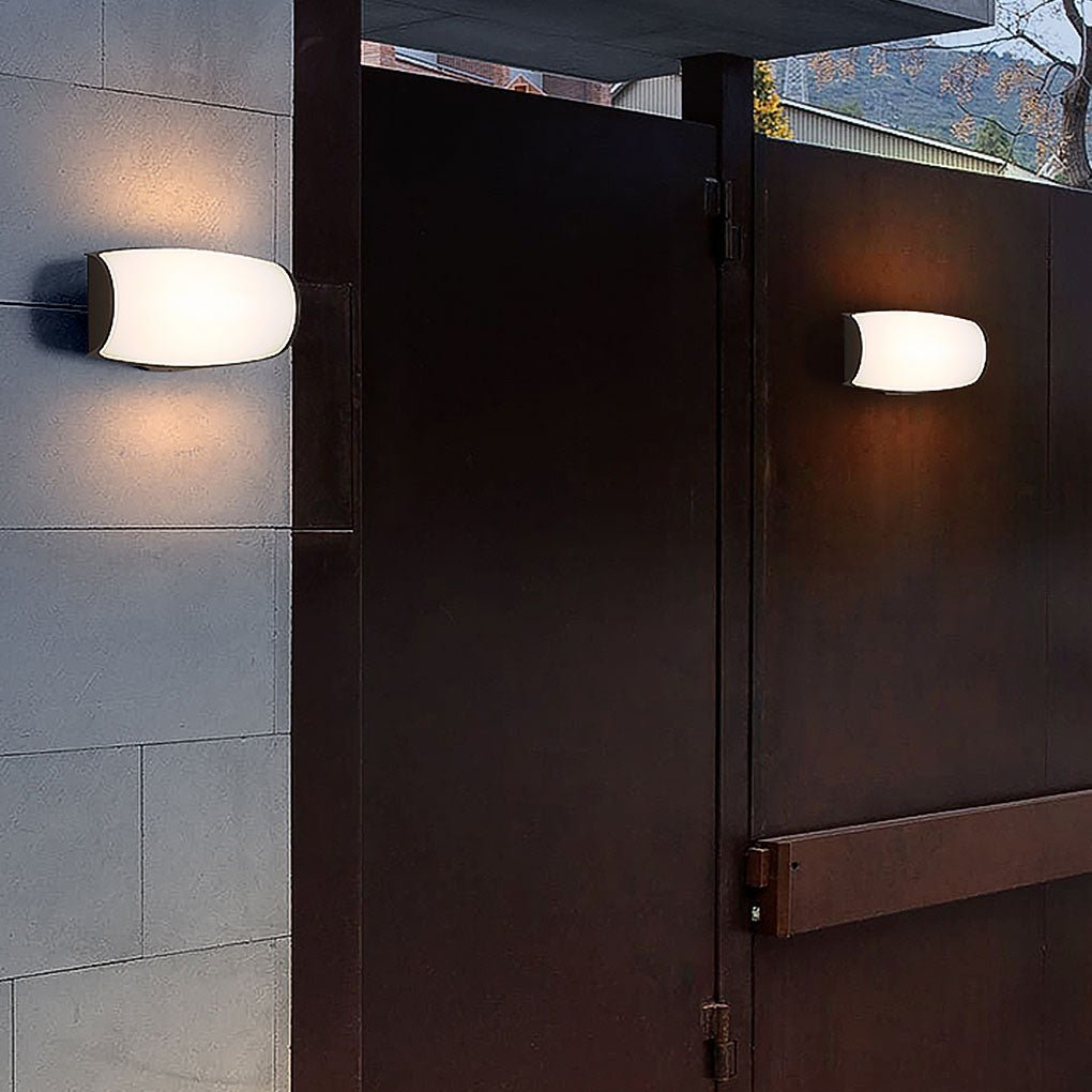Unique Double Layer Lampshade Waterproof Outdoor Led Wall Lamp For Villa Courtyard Balcony
