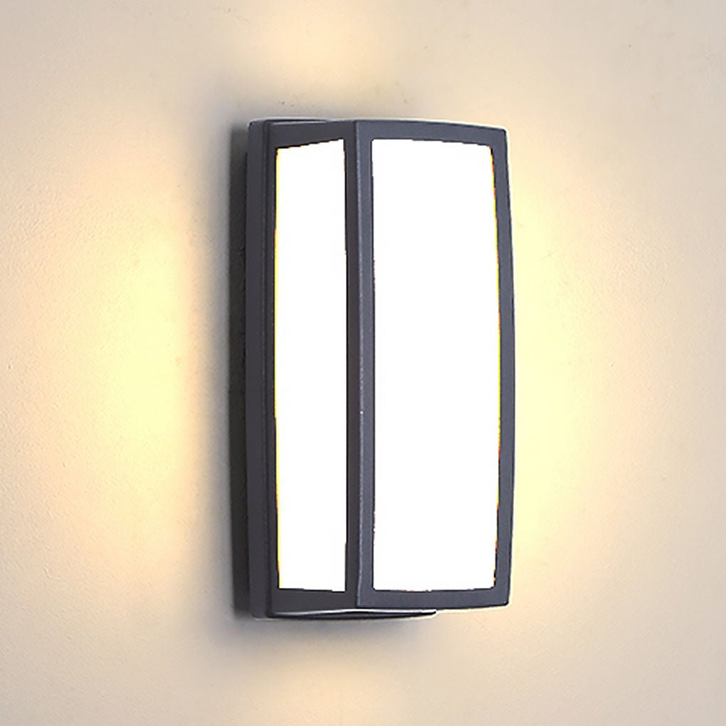 Unique Double Layer Lampshade Waterproof Outdoor Led Wall Lamp For Villa Courtyard Balcony