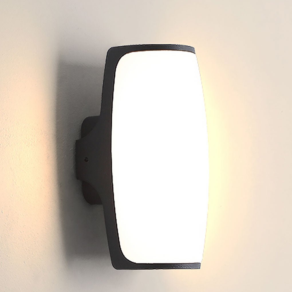 Unique Double Layer Lampshade Waterproof Outdoor Led Wall Lamp For Villa Courtyard Balcony