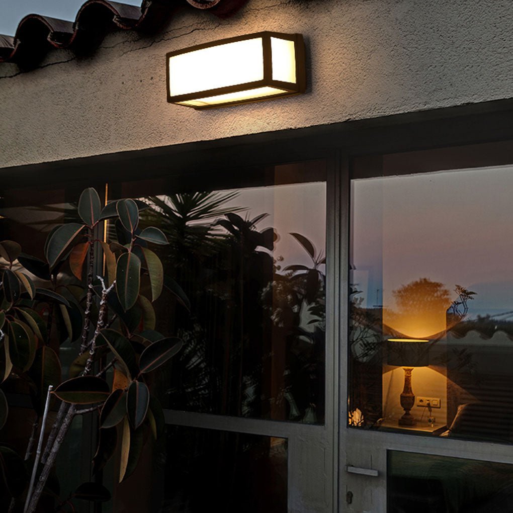 Unique Double Layer Lampshade Waterproof Outdoor Led Wall Lamp For Villa Courtyard Balcony