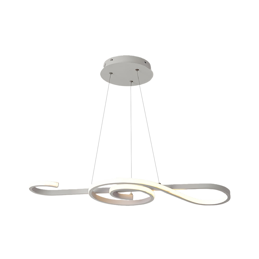 Rhapsody Linear LED Chandelier – Modern Minimalist Pendant Light for Dining & Living Spaces