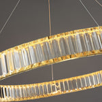 Aurelia Crystal Round Chandelier — American Minimalist LED Pendant for Modern Interiors
