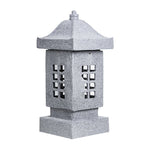 Sculptural Stone-Effect LED Landscape Pillar Light for Courtyards & Walkways