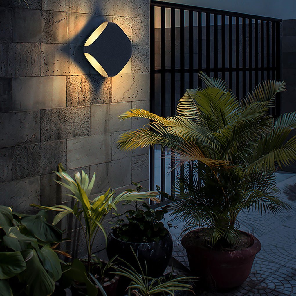 Unique Side Emitting Outdoor Waterproof Led Wall Light Two Installation Ways