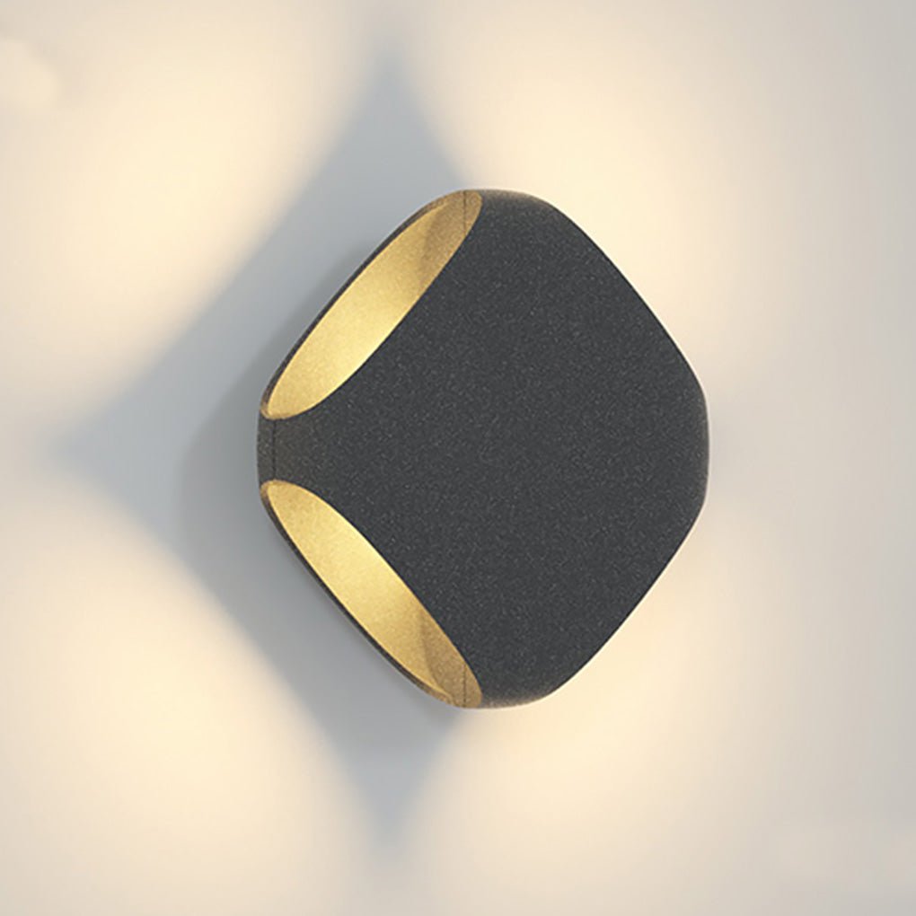 Unique Side Emitting Outdoor Waterproof Led Wall Light Two Installation Ways