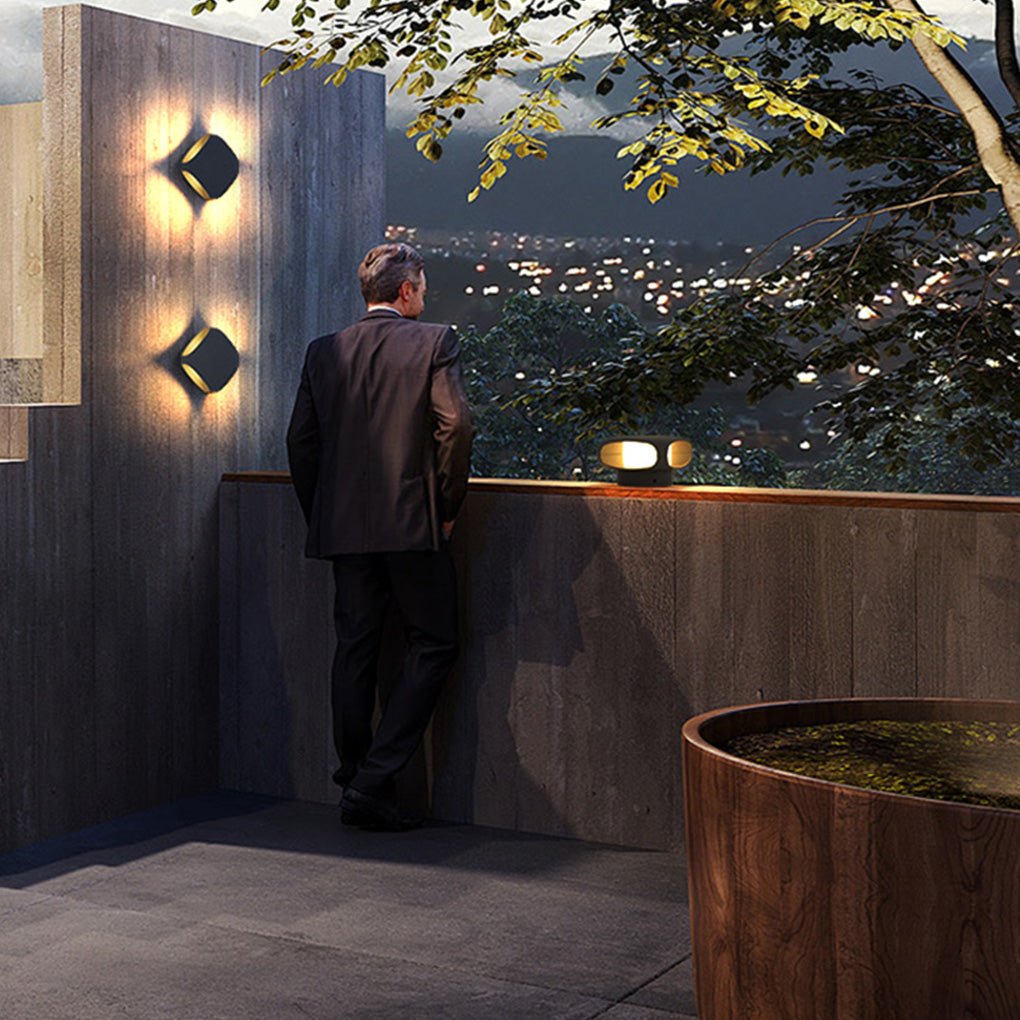 Unique Side Emitting Outdoor Waterproof Led Wall Light Two Installation Ways