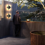 Unique Side Emitting Outdoor Waterproof Led Wall Light Two Installation Ways