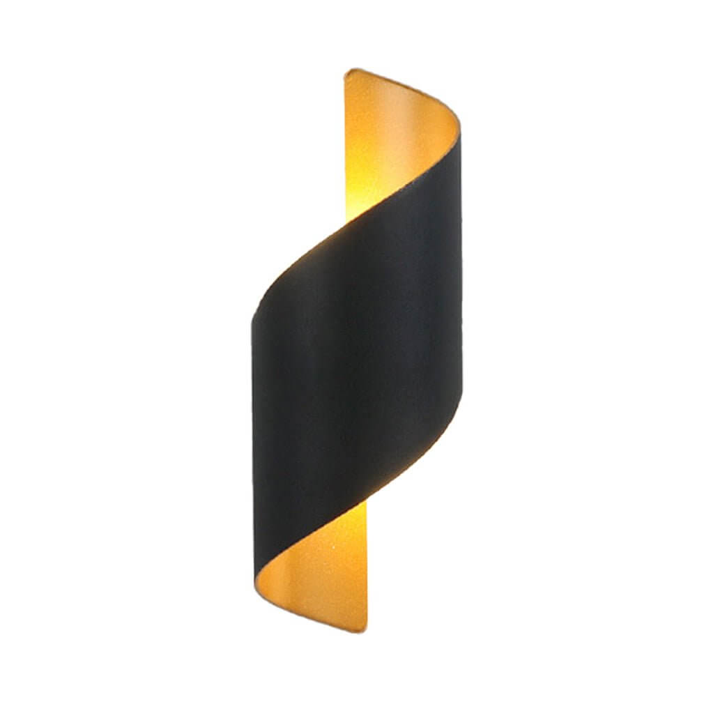 Lumen Spiral LED Outdoor Wall Sconce, Two-Way Illumination for Modern Facades