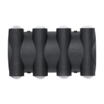 Modern LED Wall Washer Light – Black Aluminum Up & Down Outdoor Sconce
