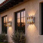 Modern Outdoor Up Down Wall Sconce with LED Lighting