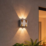 Modern Outdoor Up Down Wall Sconce with LED Lighting