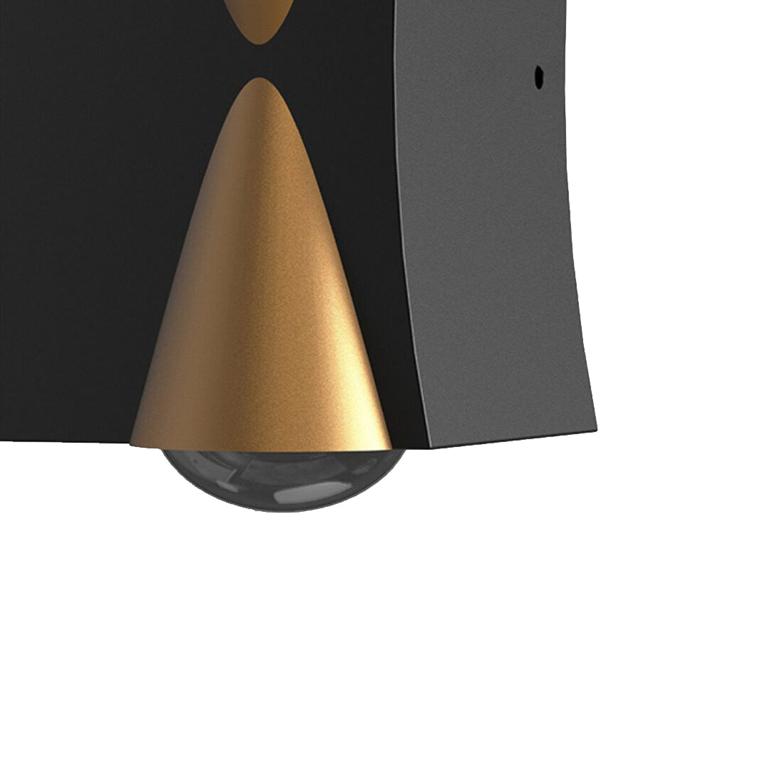Modern Outdoor Up Down Wall Sconce with LED Lighting