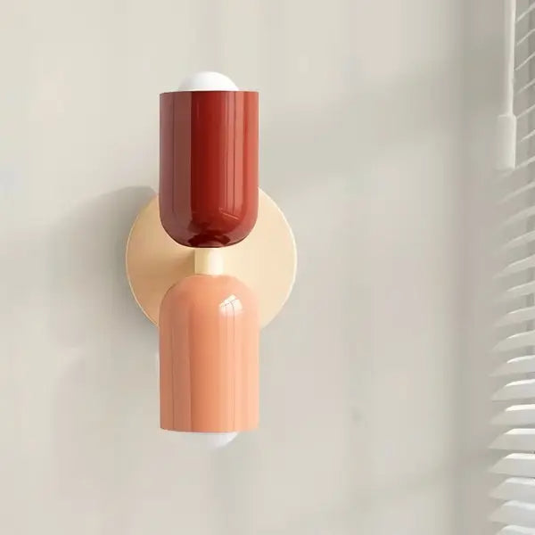 Two Color Candle Wall Light