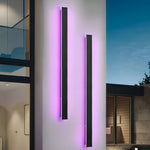 Linear LED Outdoor Wall Light with RGB Color Changing Technology