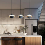 Saturn LED Pendant Light – Modern Acrylic Ceiling Lamp for Dining & Kitchen
