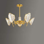 Lumière Ring Crystal Chandelier in Gold Brass – Modern Ceiling Light
