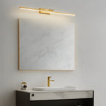 Copper Linear LED Vanity Light with Adjustable Rotating Shade