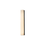 Hammered Copper Linear Wall Sconce with Marble Shade – Modern Minimalist LED Lighting