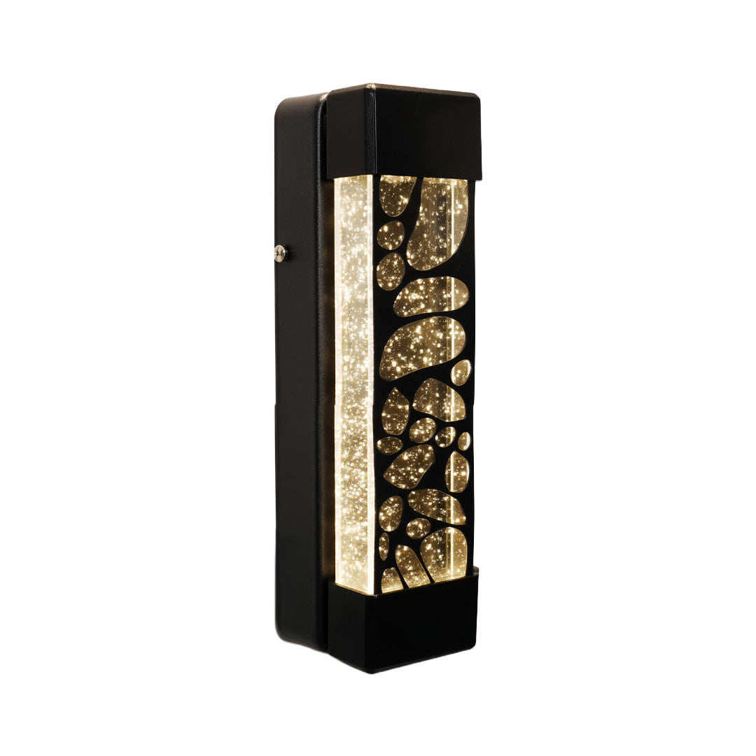 Crystal Linear LED Wall Sconce for Outdoor Modern Facades