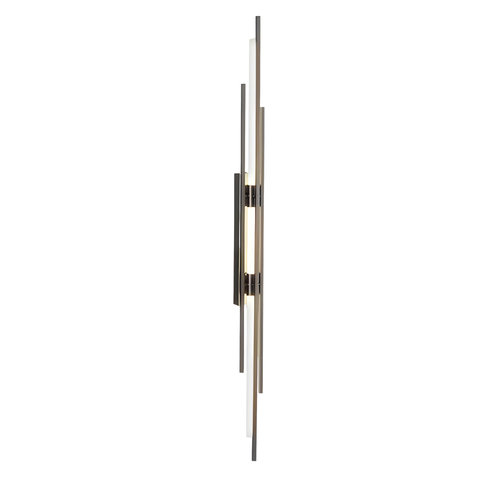 Modern Linear LED Wall Sconce in Black, Gold, or Copper