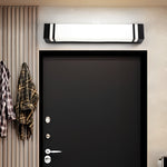 Modern IP65 Waterproof LED Outdoor Wall Sconce in Matte Black