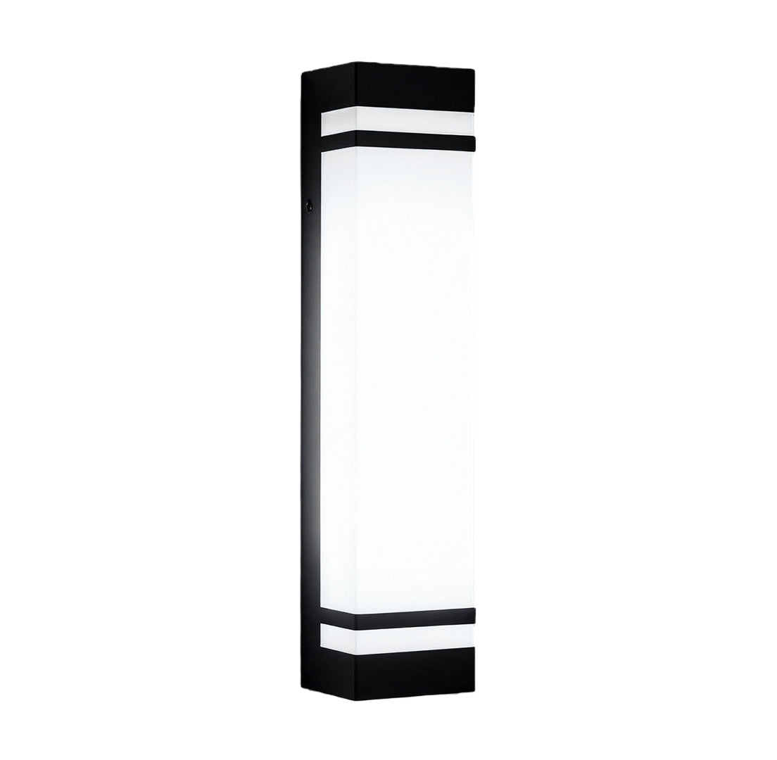 Modern Rectangular LED Outdoor Wall Sconce in Stainless Steel